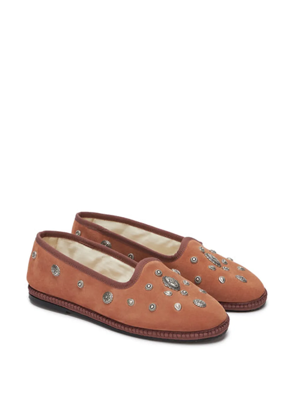 Fortela Friulana suède loafers Bruin
