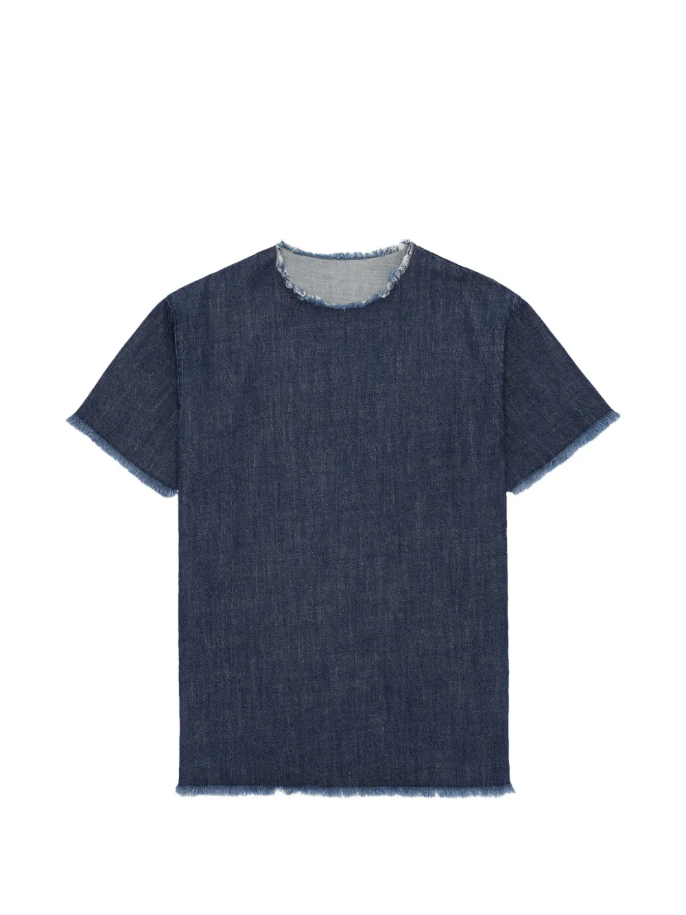 Fortela fringed-detail T-shirt mini dress - Blu