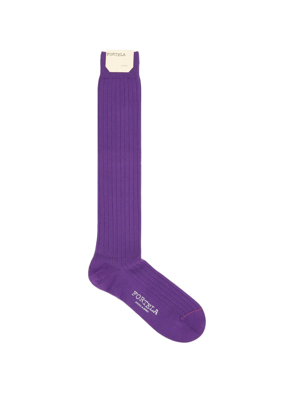 Fortela melange ribbed socks - Viola
