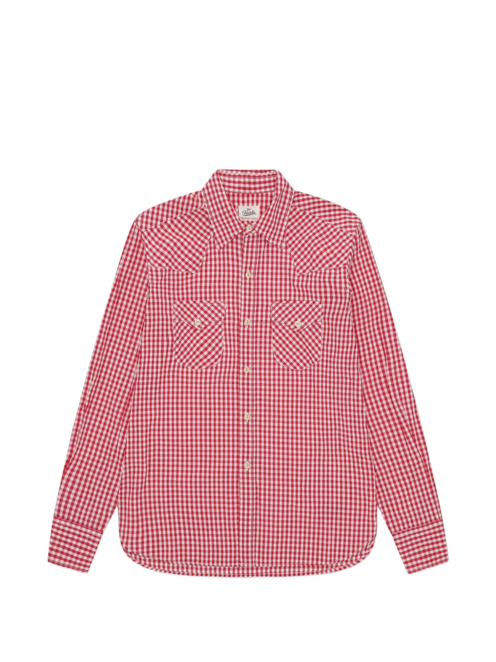 Fortela flap pocket texana shirt - Rosso