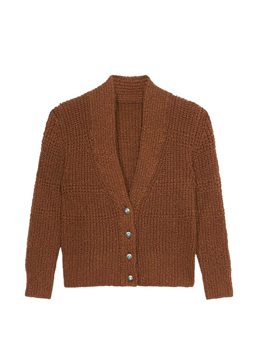 Fortela Lola open-knit cardigan - Marrone