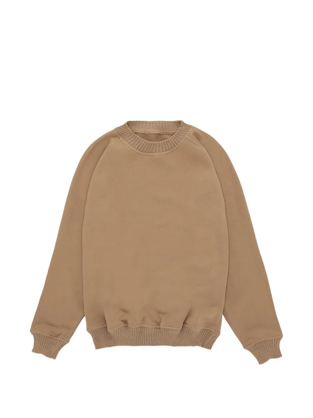 Fortela raglan ribbed knit sweatshirt - Toni neutri