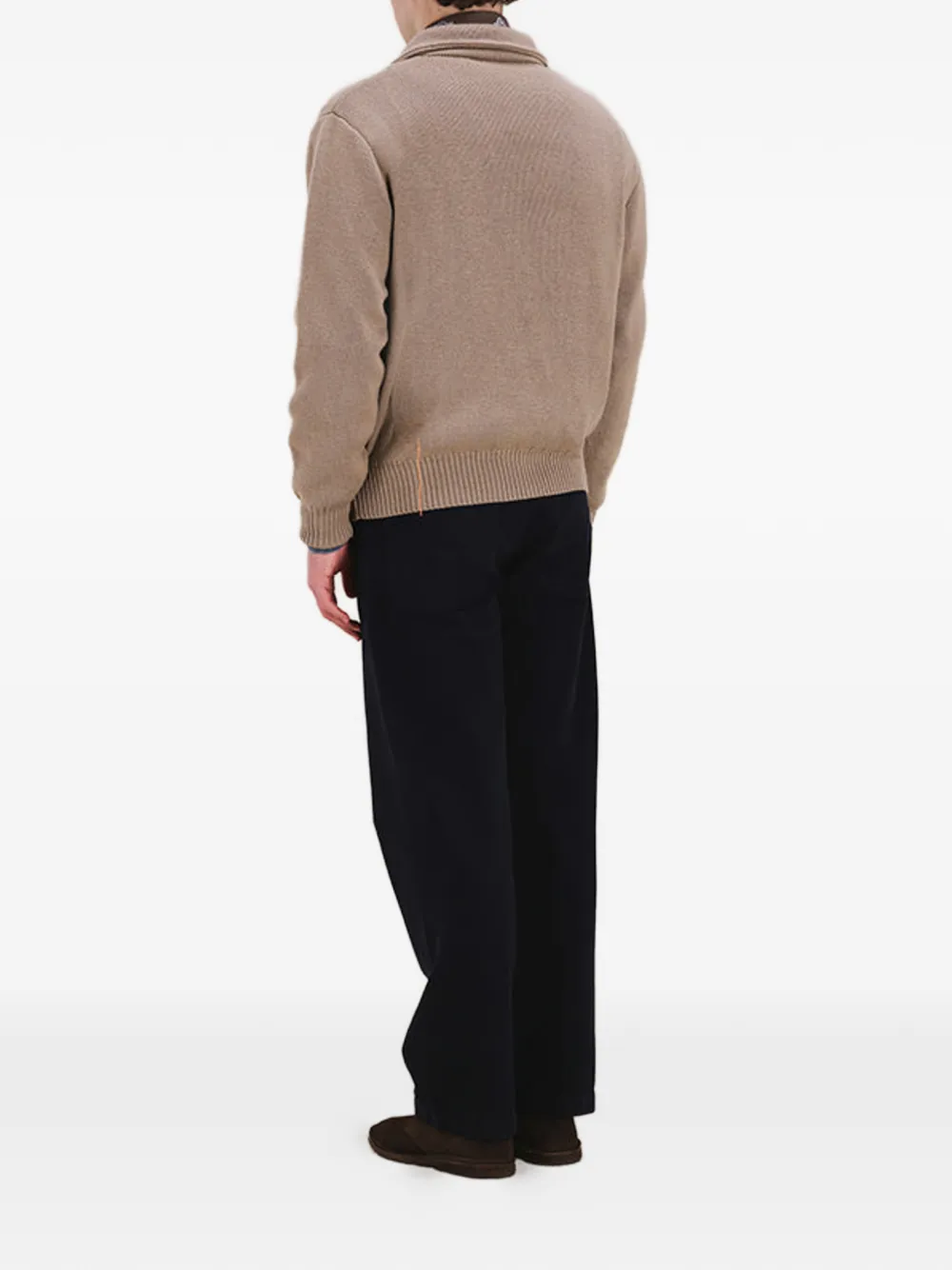  Fortela Brando Button-front Cardigan - Neutrals 