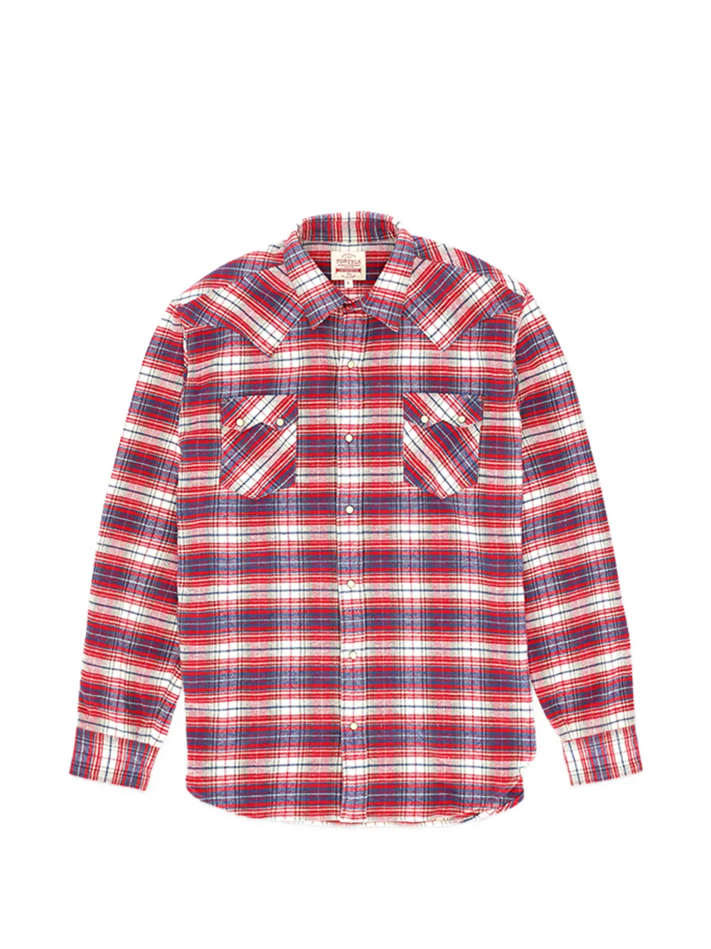 Fortela Josh checkered shirt - Rosso