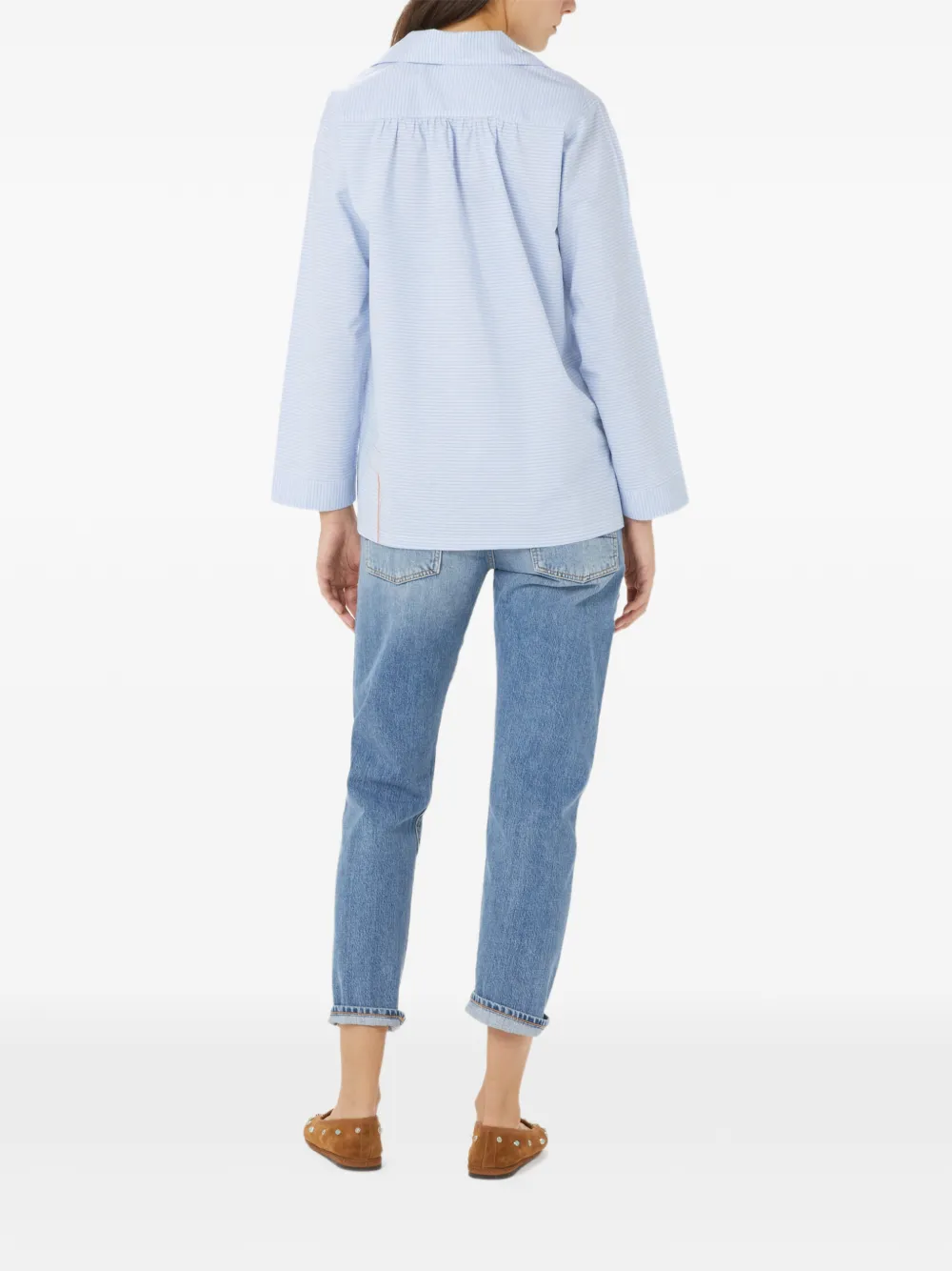  Fortela Striped Pocket Shirt - Blue 
