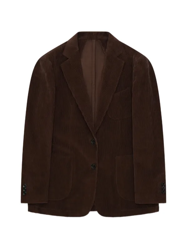 Fortela Benjamint Cotton Blazer in Brown