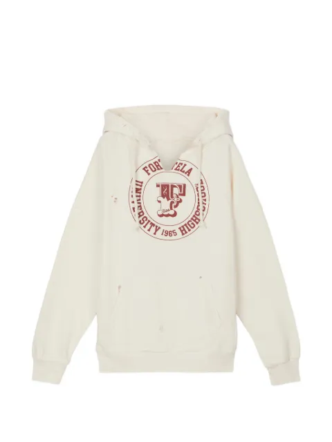 Fortela holly print hooded top