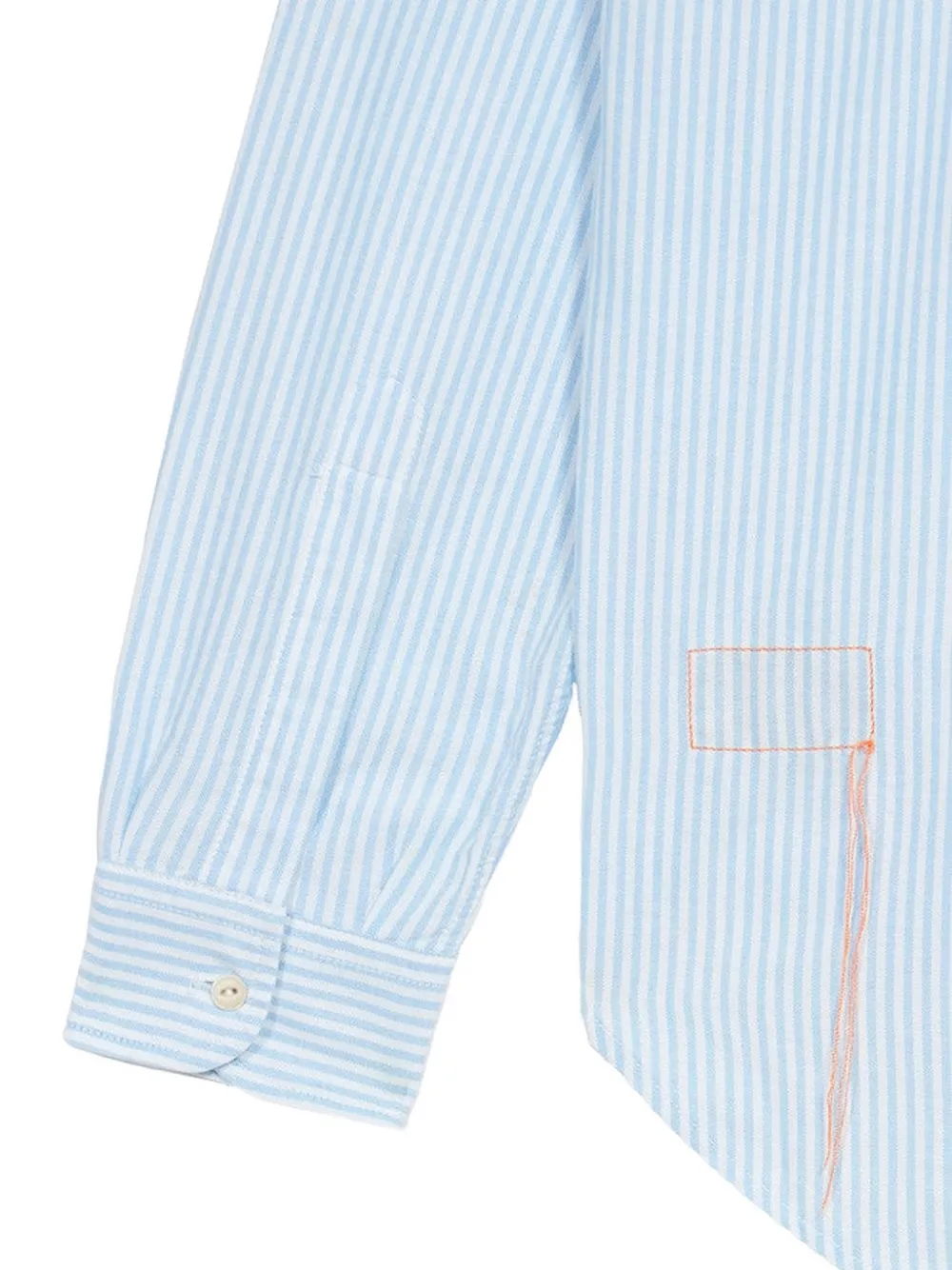 Work Striped Patch-Pocket Shirt