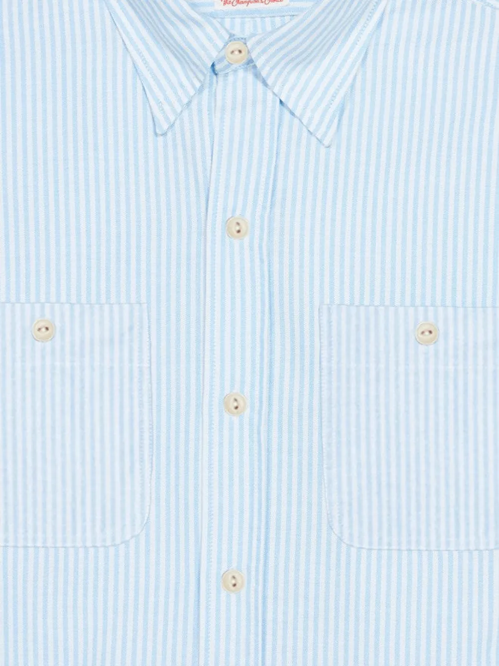 Work Striped Patch-Pocket Shirt