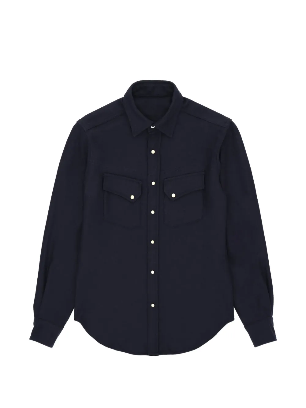 Fortela Pasadena contrast-stitching shirt - Blu
