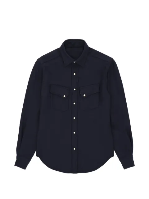 Fortela Pasadena contrast-stitching shirt