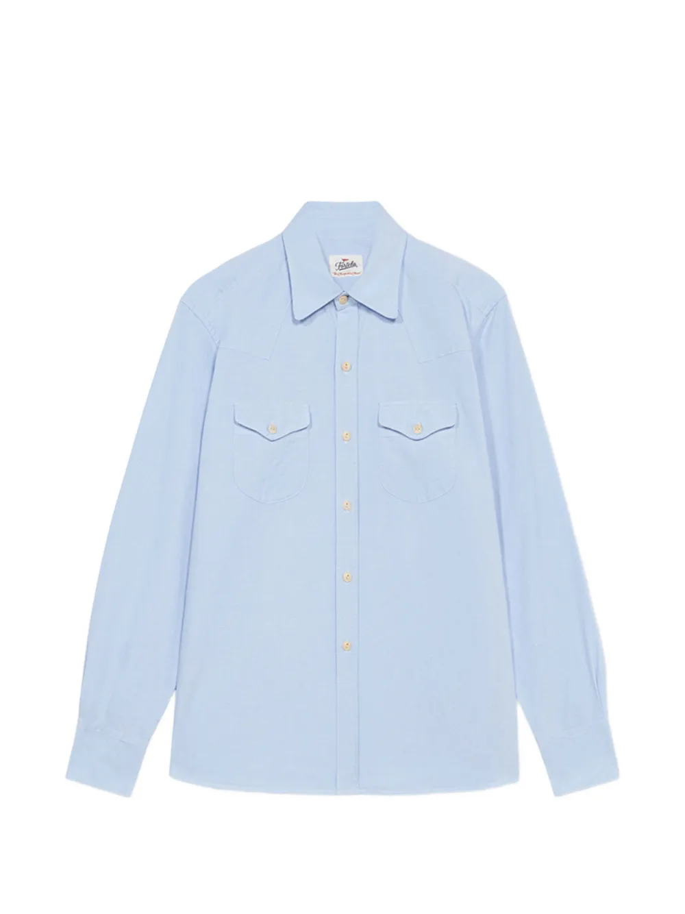 Fortela Tex2 patch-pockets shirt - Blu