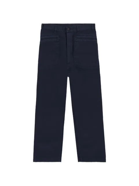 Fortela Nemo herringbone patch trousers