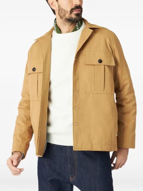 Fortela patch pocket cotton overshirt