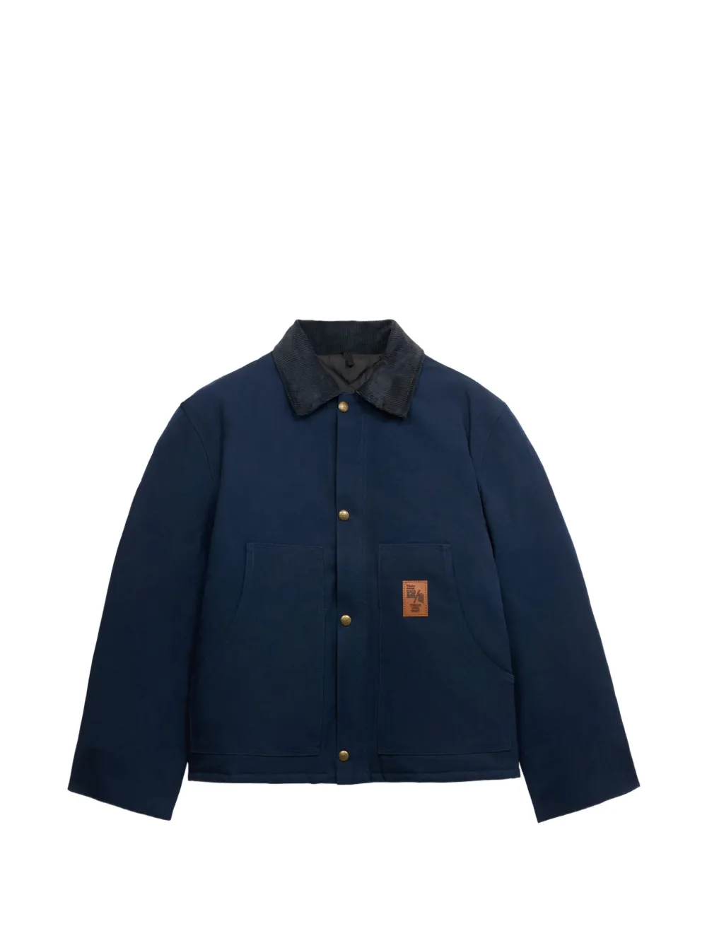 Fortela New Old corduroy collar cotton jacket - Blu