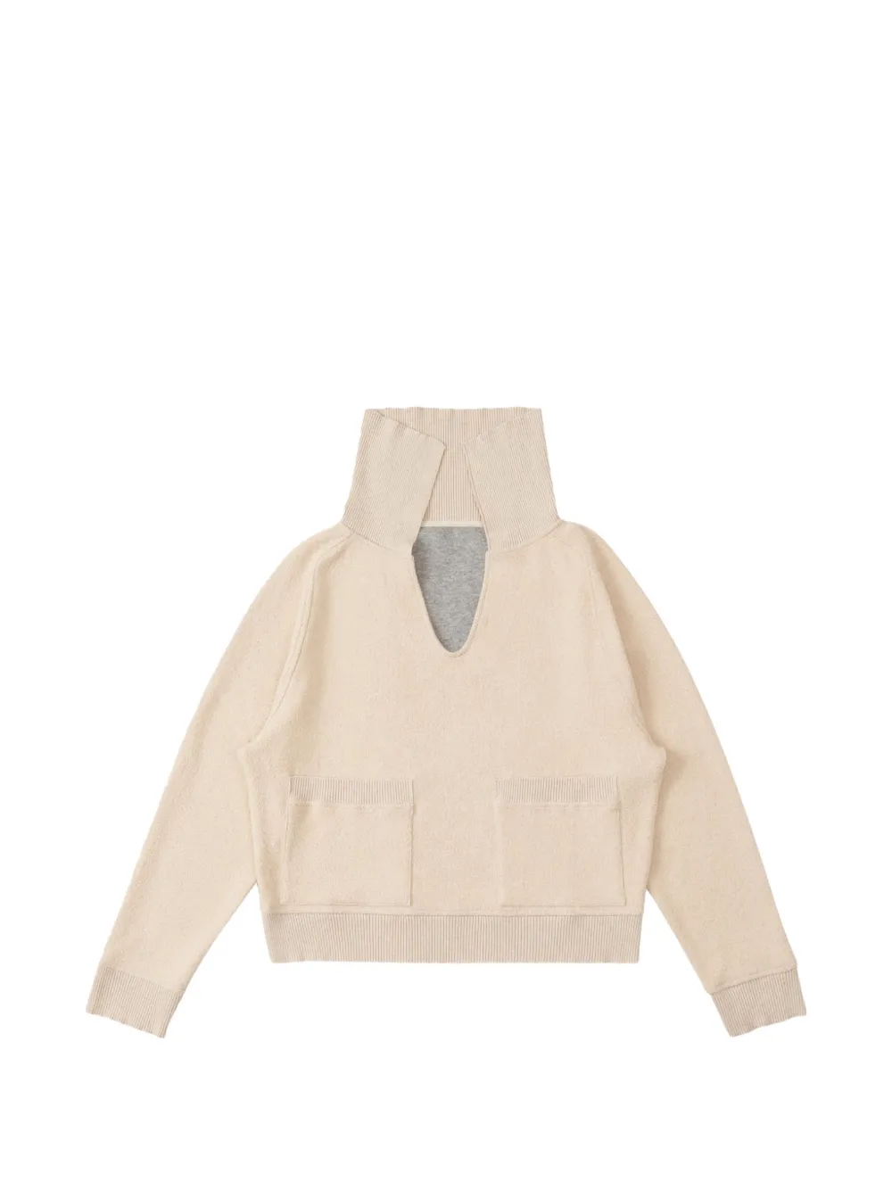 Fortela Colette pockets sweater - Toni neutri