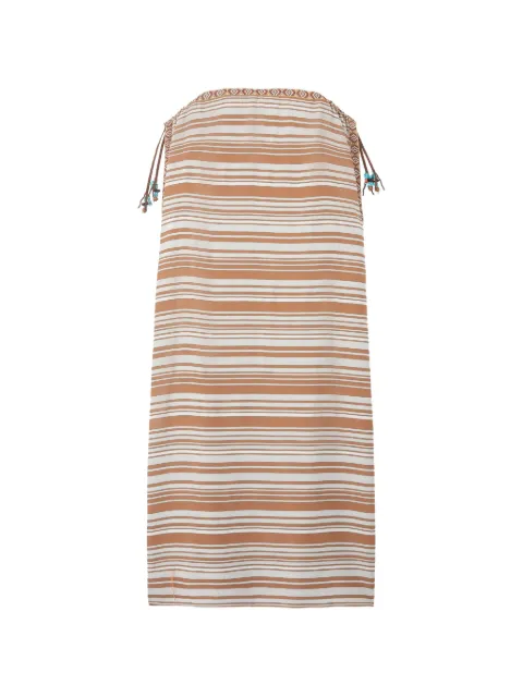 Fortela striped caftan dress