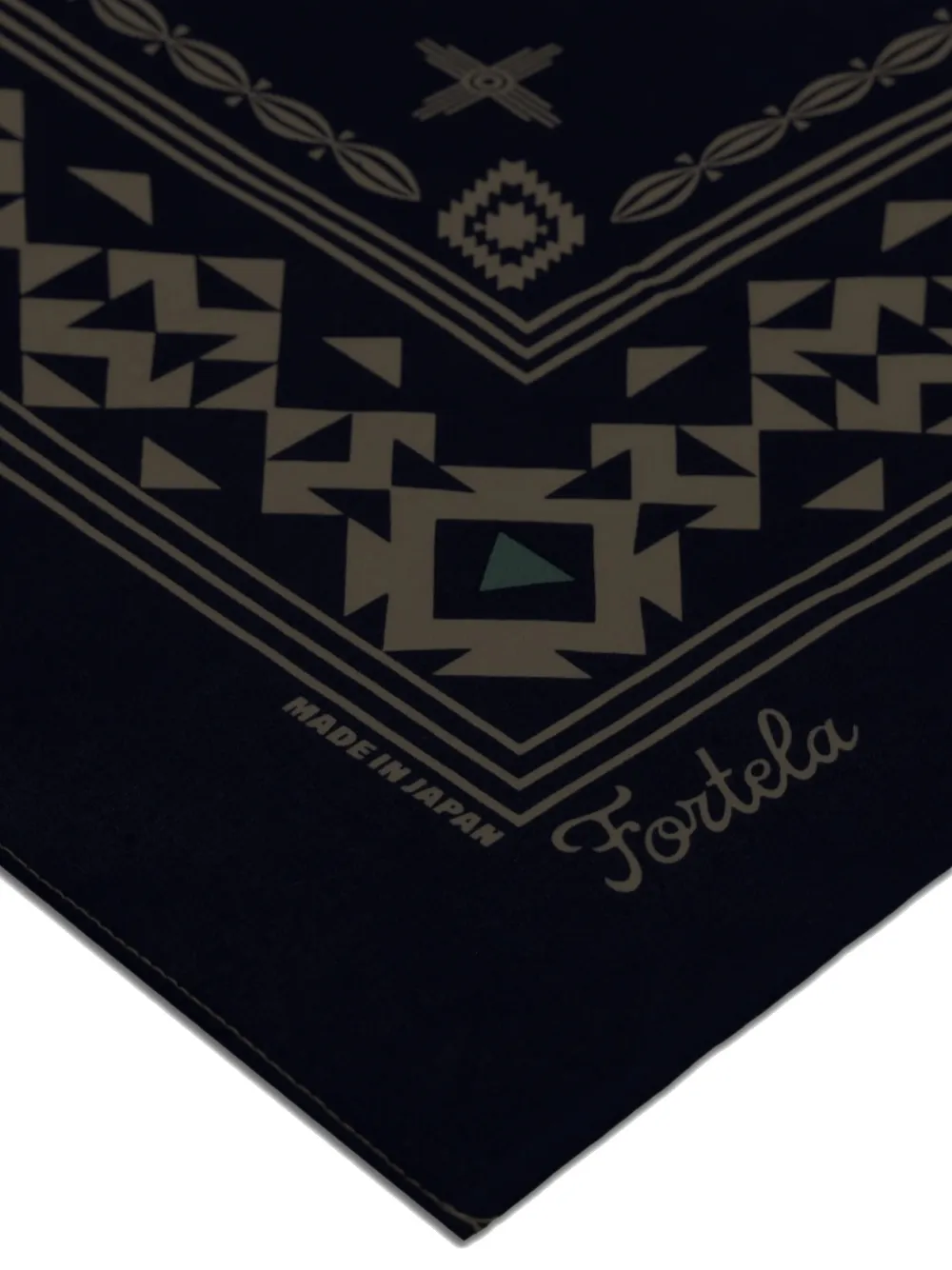 Fortela Bandana met vogelpatroon Blauw
