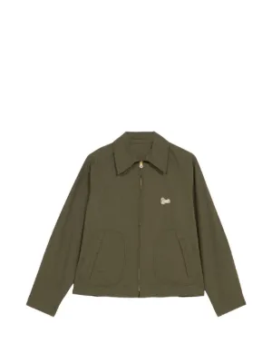 Fortela Sherpa contrast-trim Zip Jacket | Green | FARFETCH