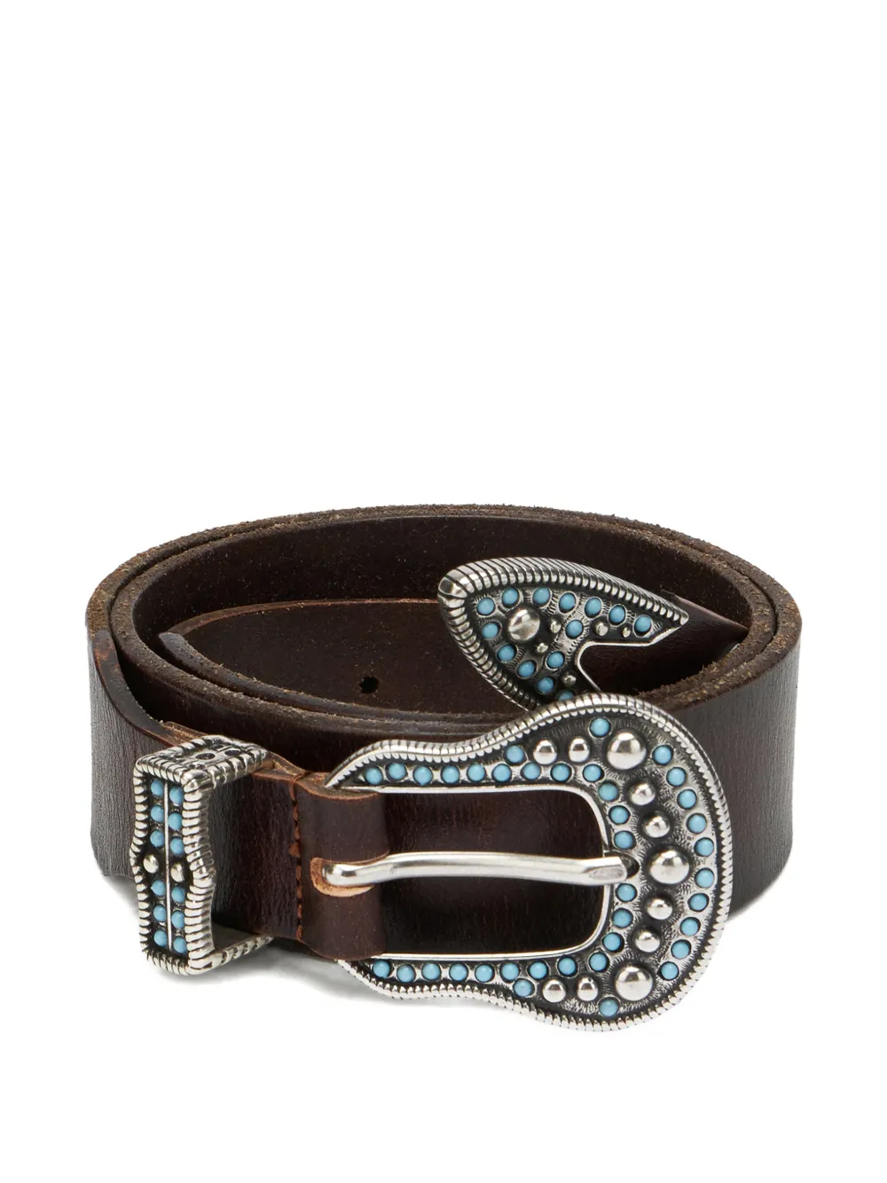 Fortela Leather Belt In Brown