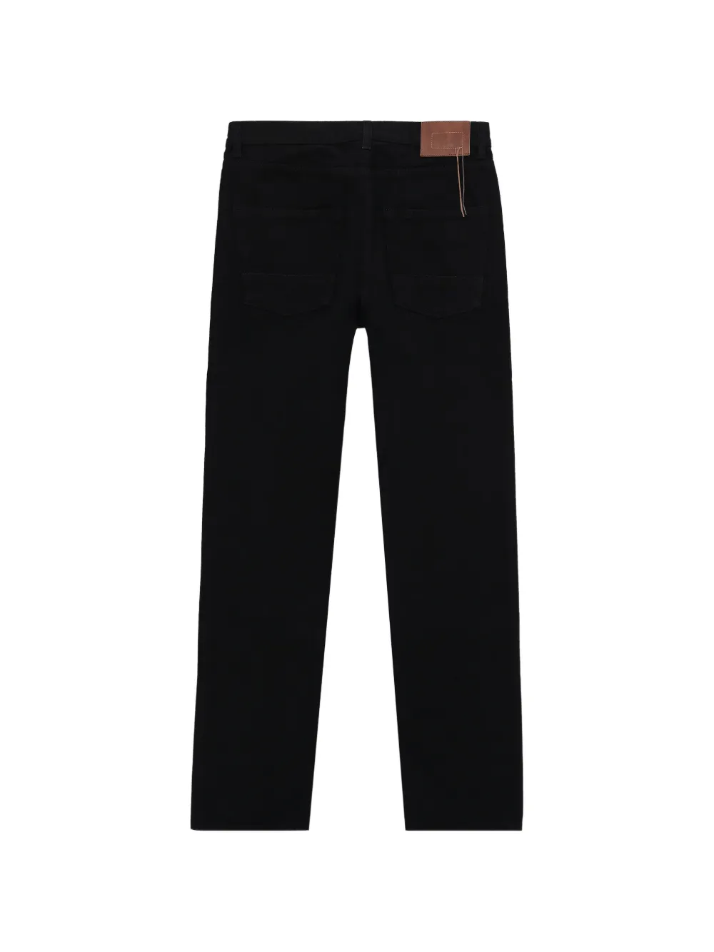 Fortela 965 John Selvedge jeans met 5 zakken Zwart