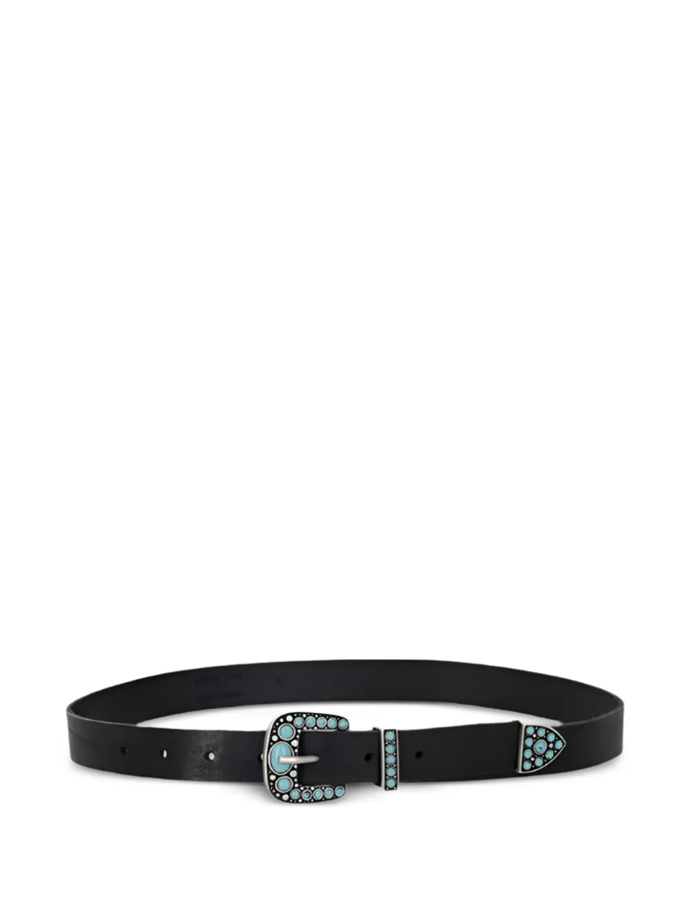 Fortela Thelma leather belt - Nero