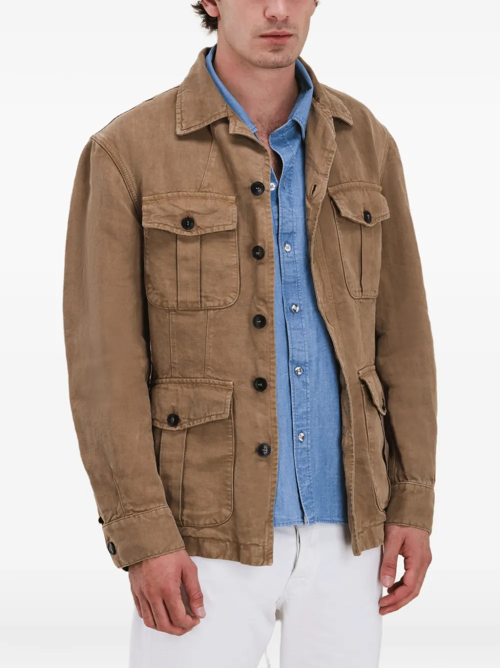 Clint Button Fastening Jacket