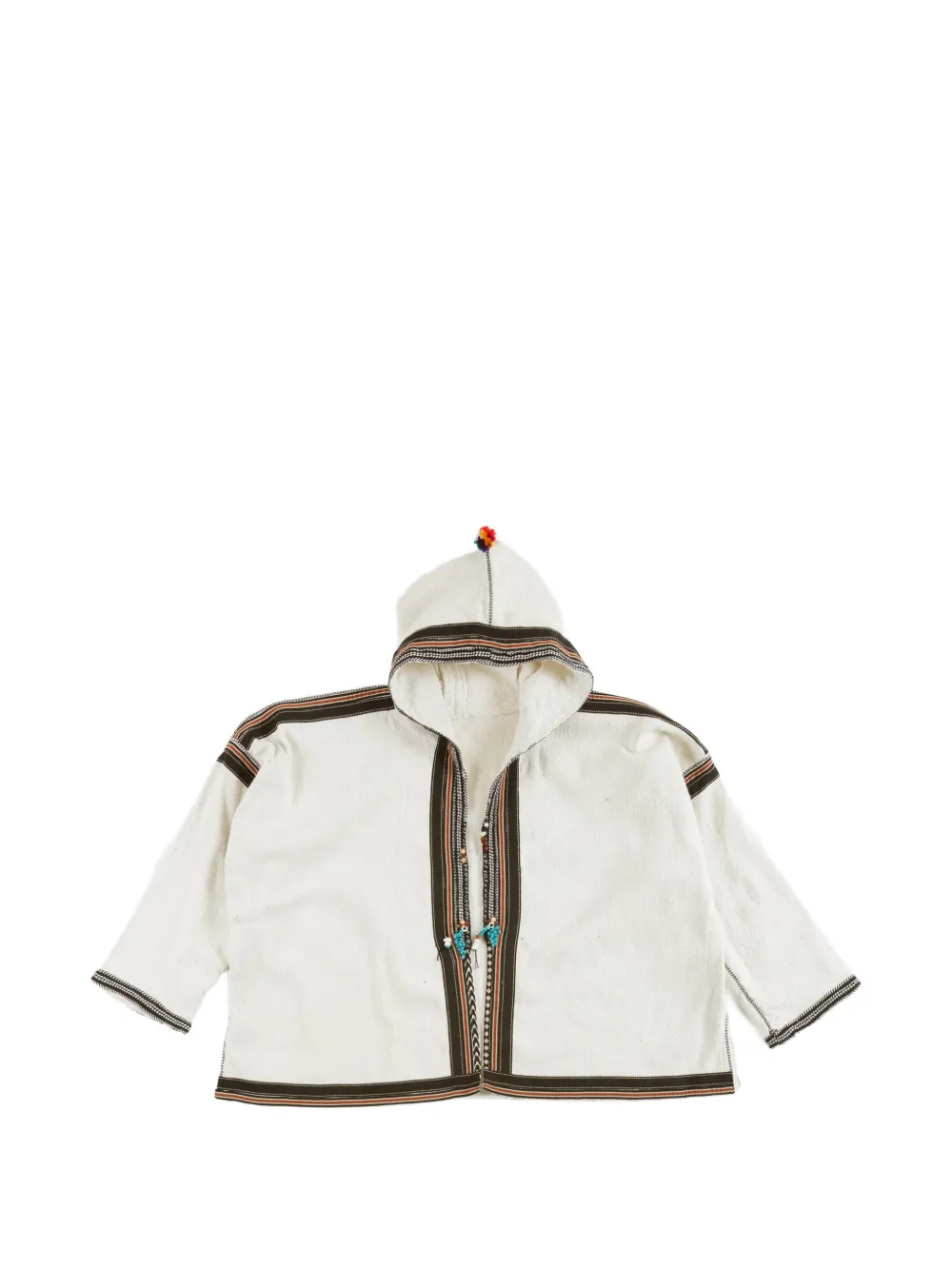 Fortela Karen hooded oversized jacket - Bianco