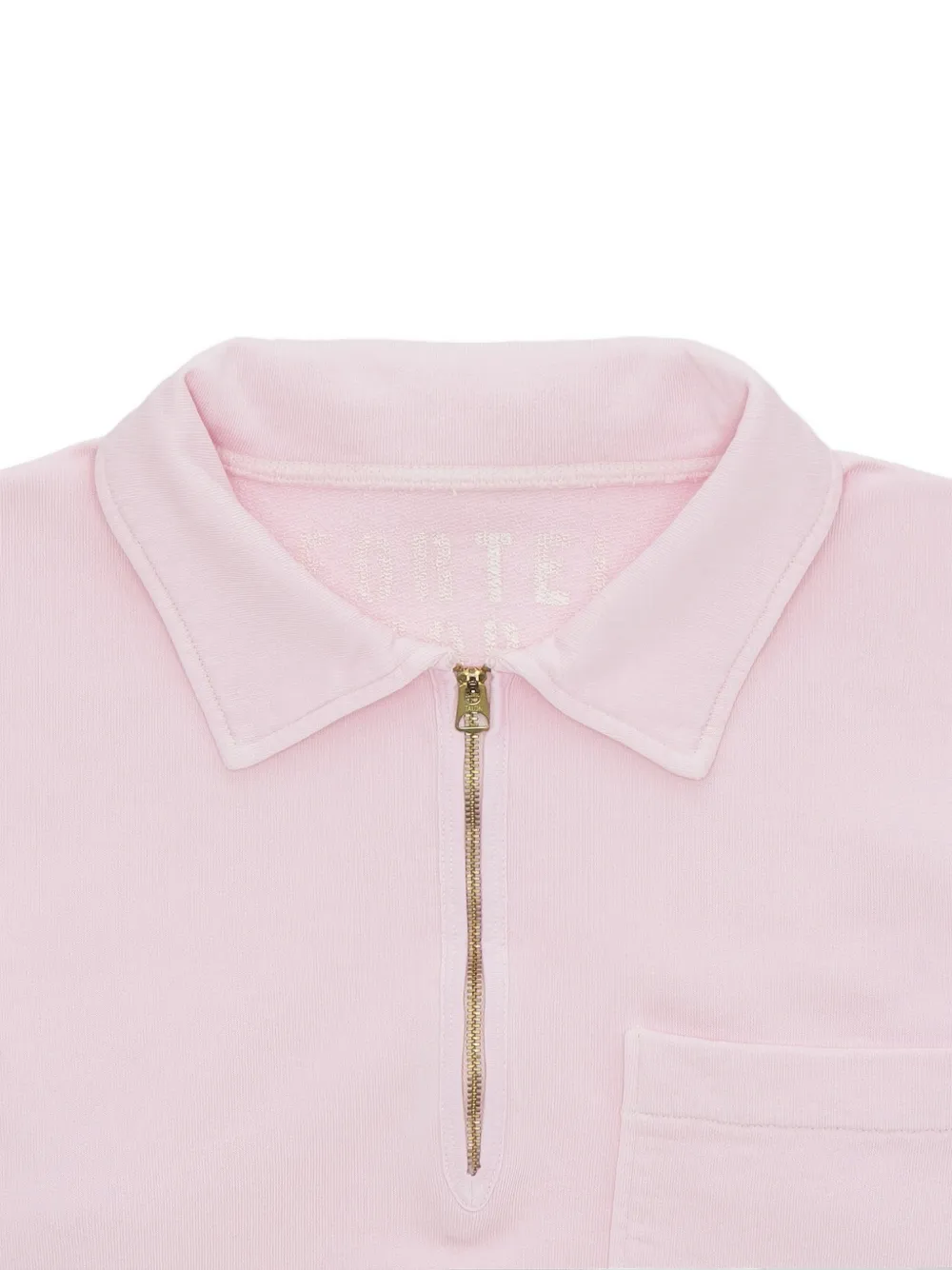 Fortela Yale sweater met halve rits Roze