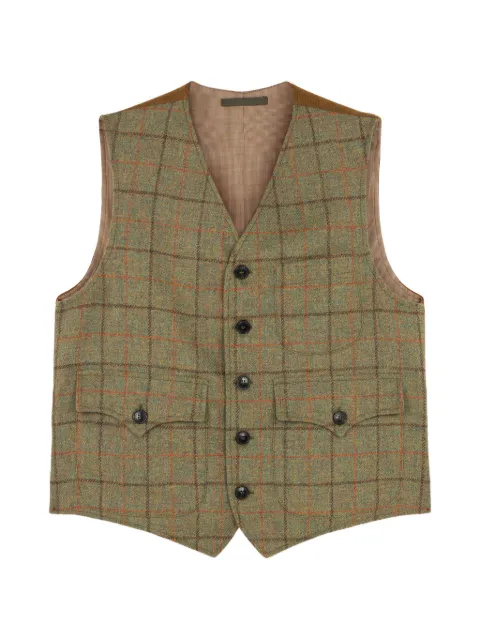 Fortela Dean check-pattern vest