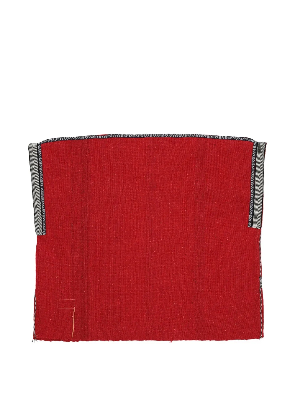  Fortela Veruska Pompom-embellished Poncho - Red 