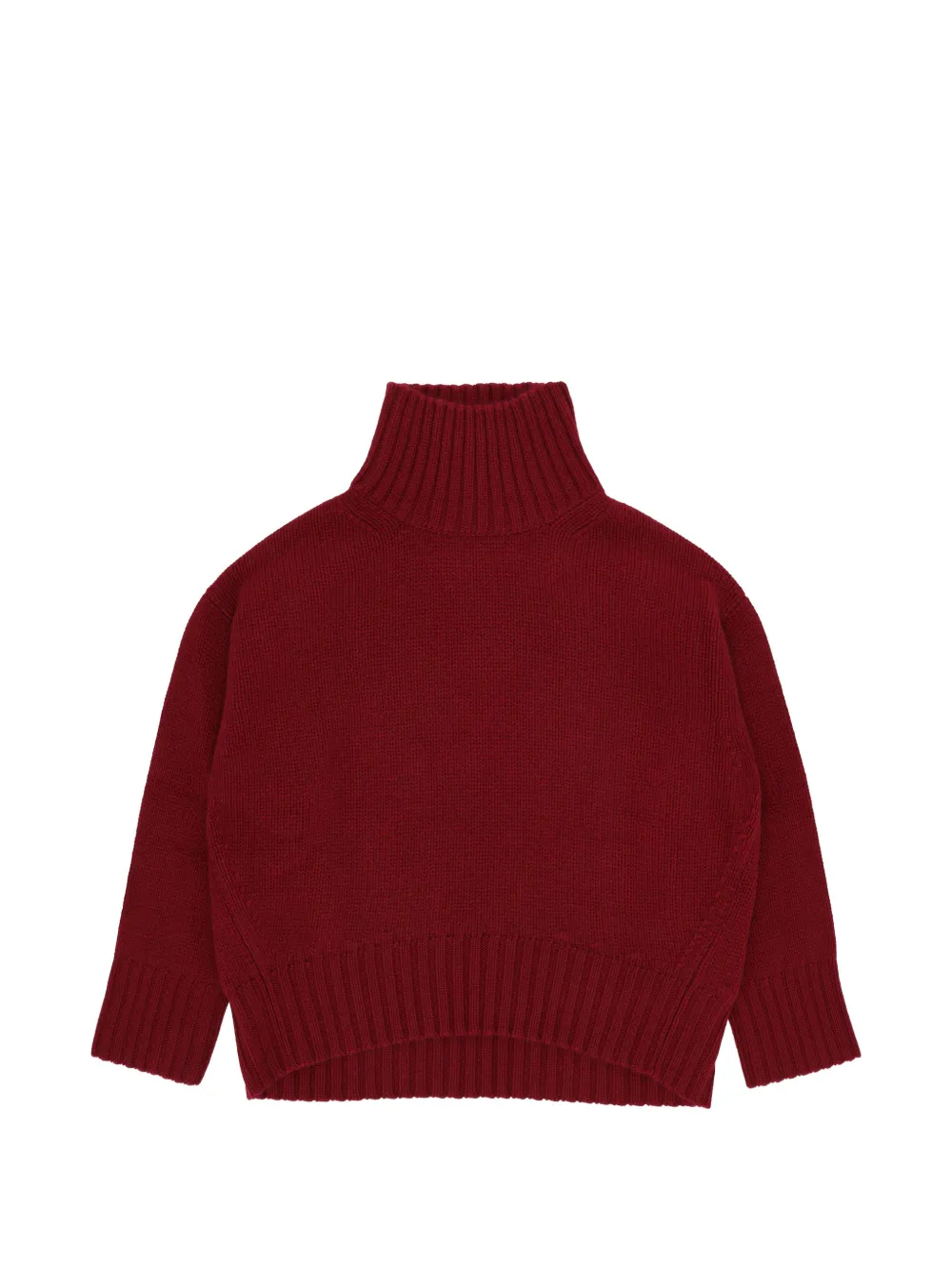 Fortela high-neck cashmere sweater - Rosso