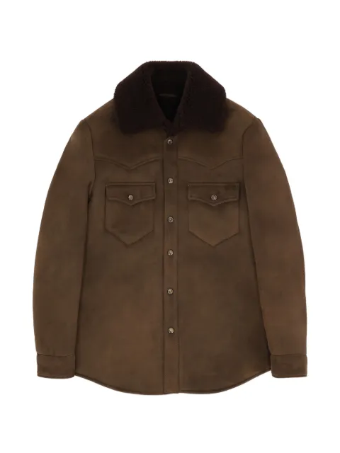 Fortela Ranch shearling-collar jacket