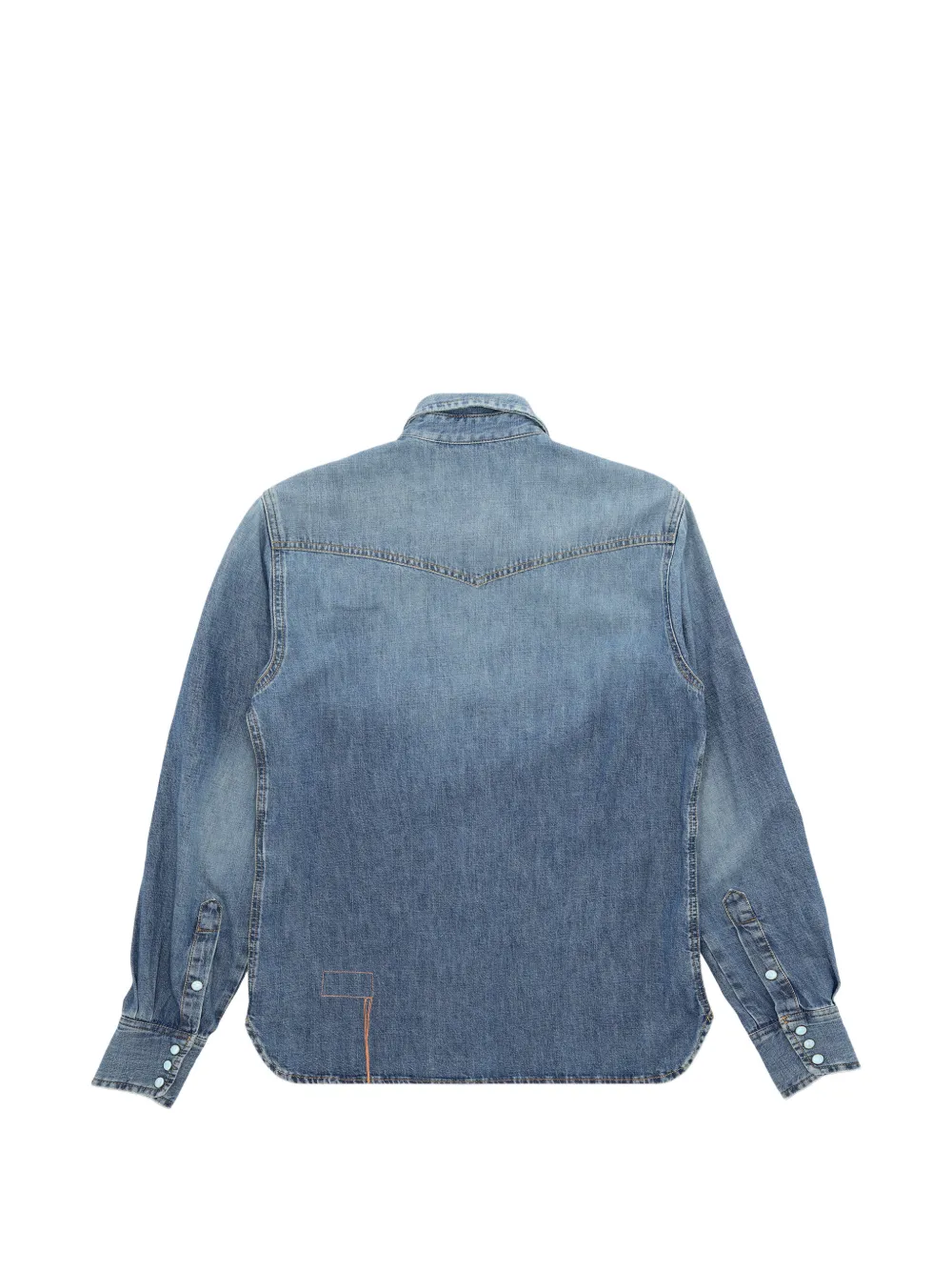  Fortela Flap-pocket Denim Shirt - Blue 
