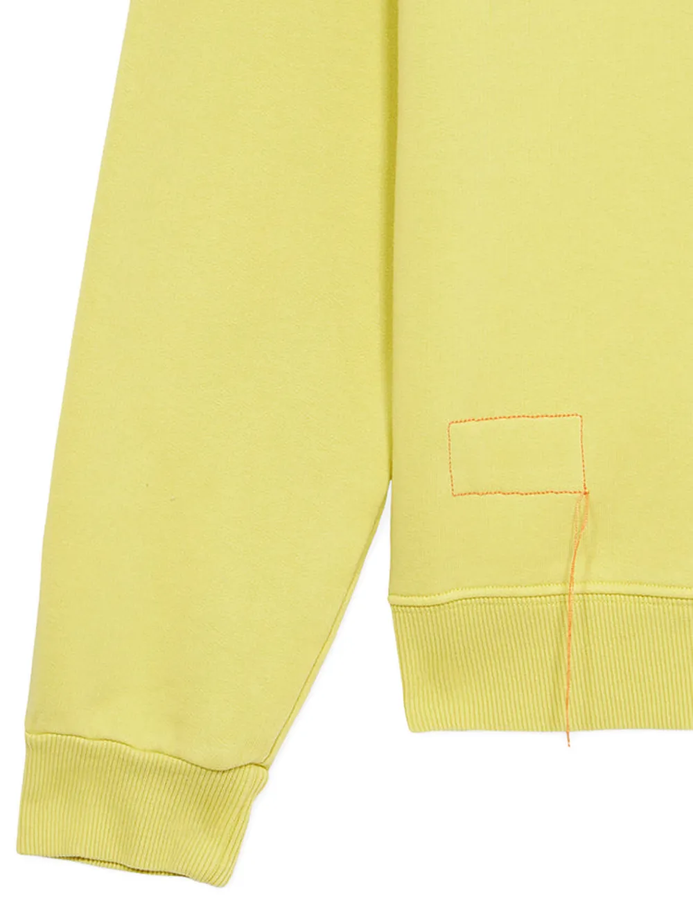 Fortela Sweater met halve rits Geel