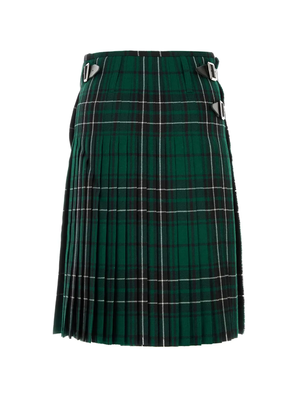 JW Anderson plaid-pattern skirt - Verde