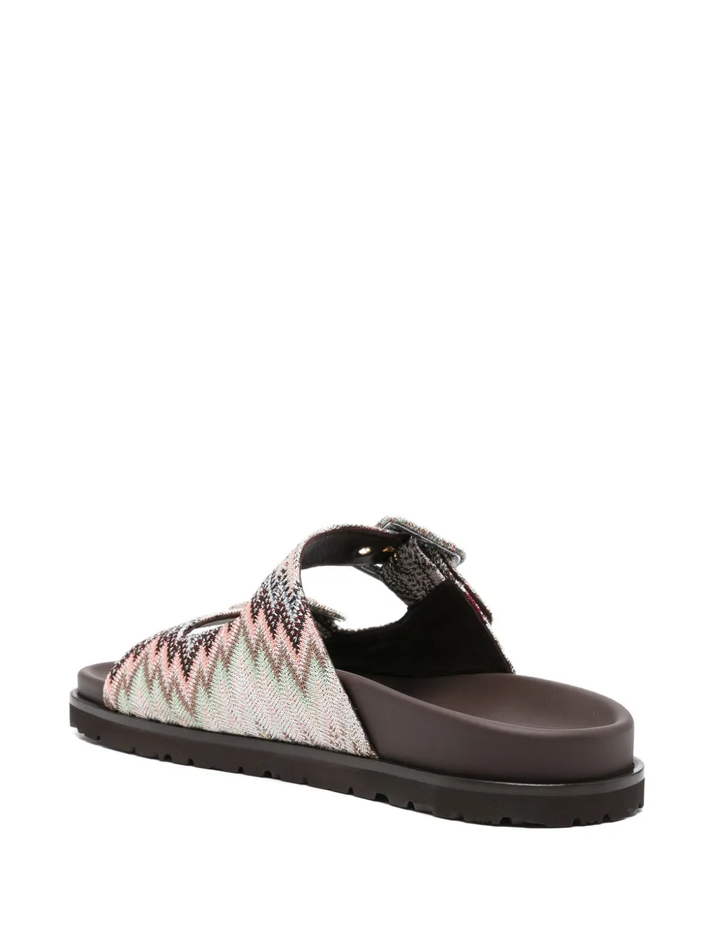 Missoni clear snake sandal Roze