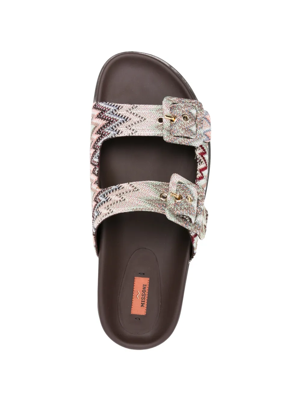 Missoni clear snake sandal Roze