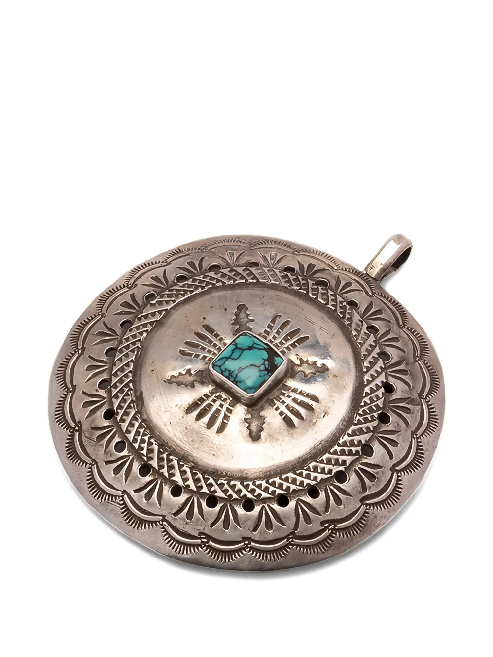 Fortela First Nations Concho pendant - Argento