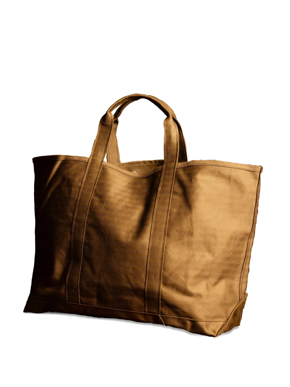 Fortela Borsa tote con motivo a spina di pesce - Verde