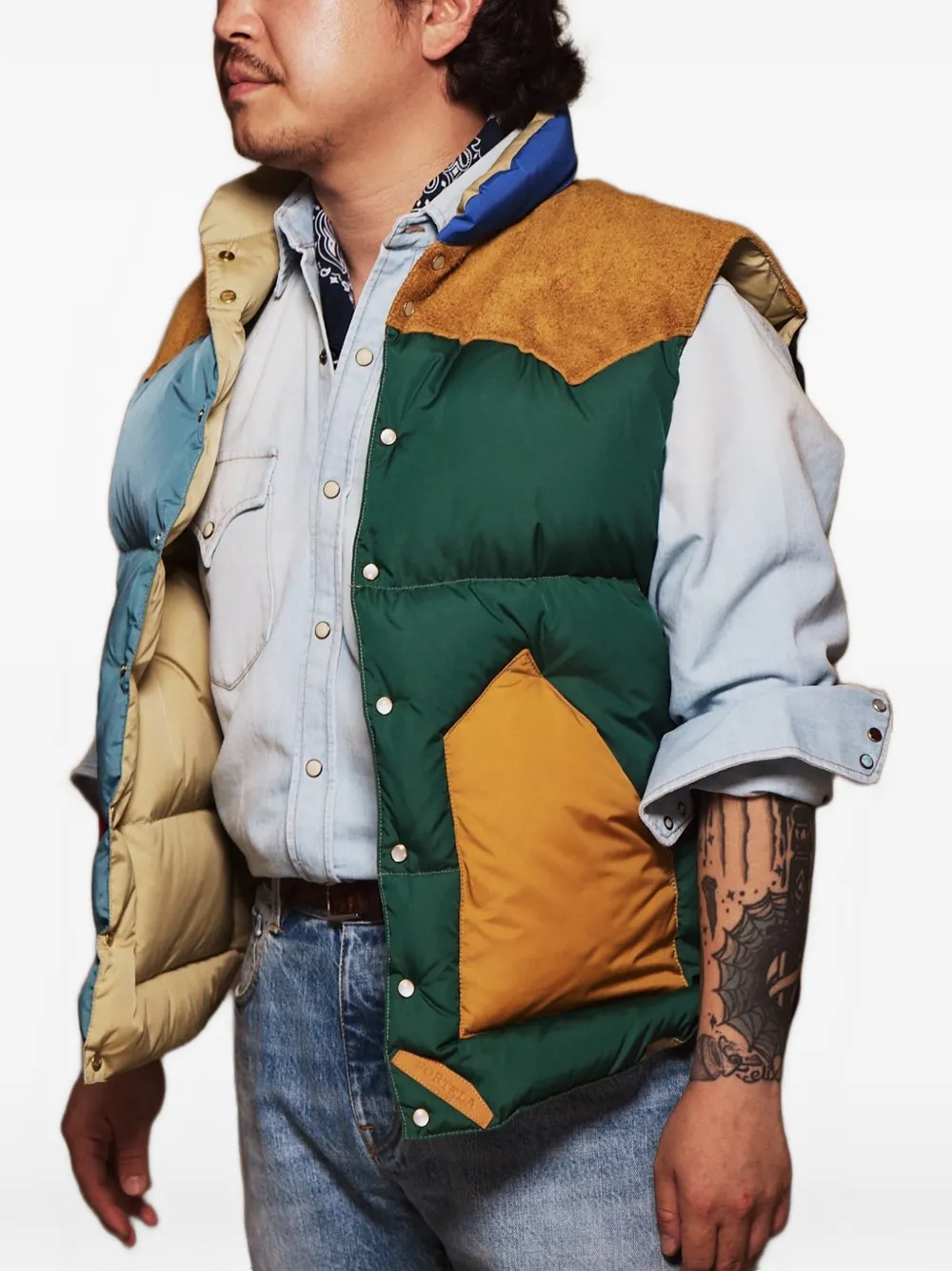  Fortela Patch Pockets Gilets - Green 