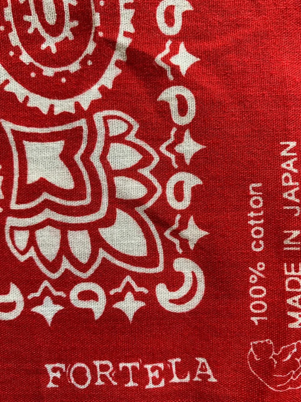 Japanese paisley-pattern bandana — Image 3