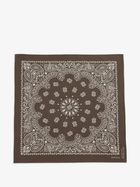Fortela Japanese paisley-pattern bandana 