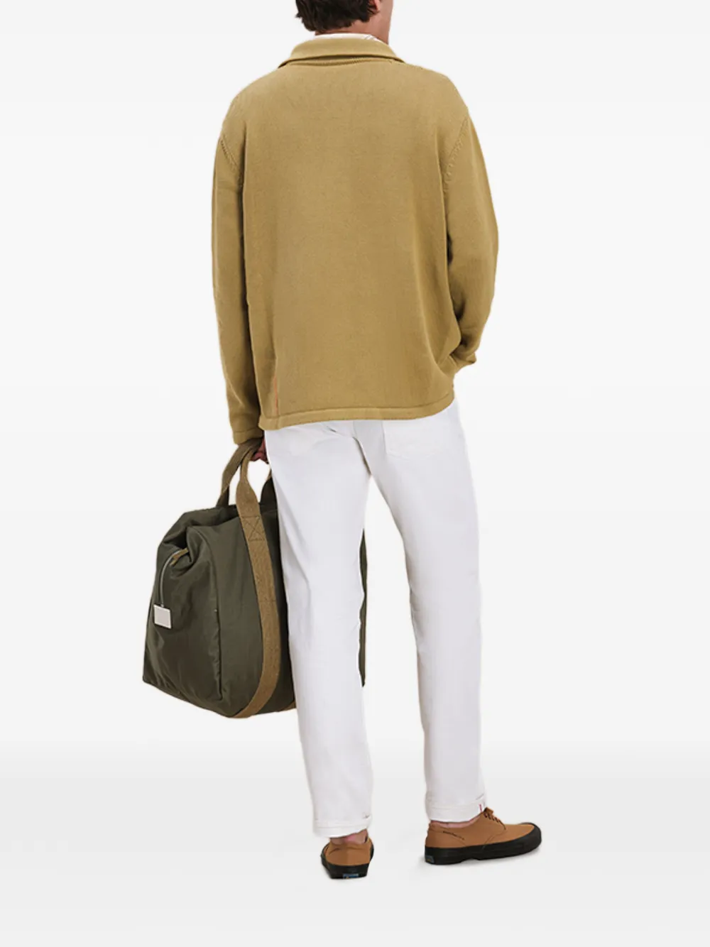  Fortela Buttoned Pocket Cardigan - Neutrals 