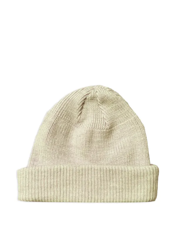 Fortela Folded-edge Beanie Hat in Neutrals