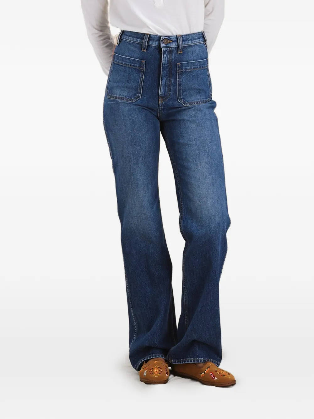 Fortela Jane bootcut jeans - Blu