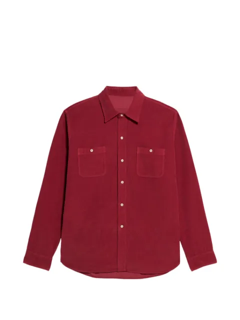 Fortela Work patch-pocket corduroy shirt