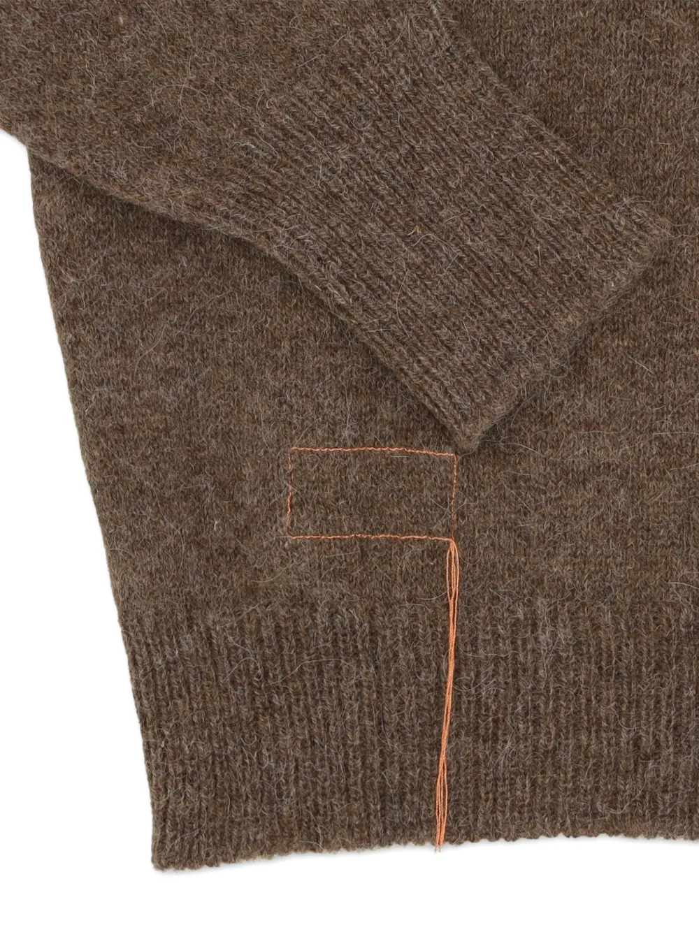 Fortela Piero High-neck Sweater in Brown, view 4