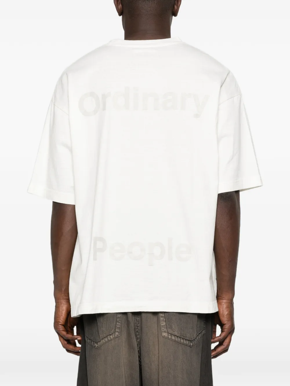 Maison MIHARA YASUHIRO T-shirt met print Beige
