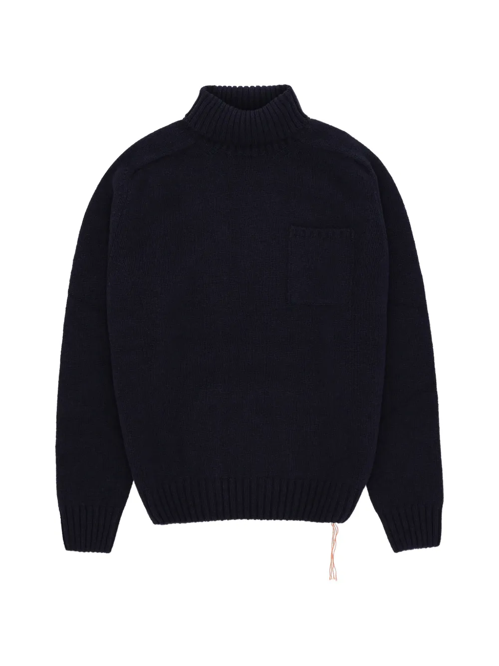 Fortela Mallory pocket ribbed turtleneck sweater - Blu